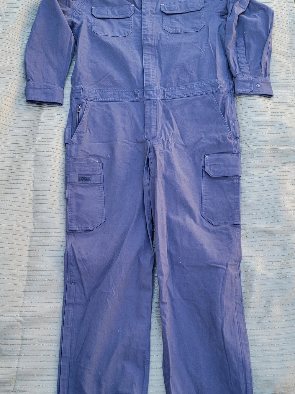 Duluth Trading Co Indigo Men's Utility Performance Coverall Mechanical- Industri